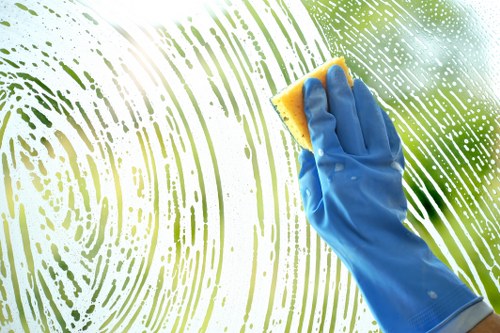 Steam carpet cleaning equipment in a Putney home interior