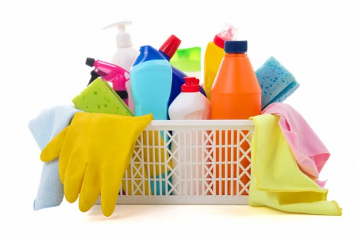 Professional cleaner completing a safe and careful cleaning service in Putney