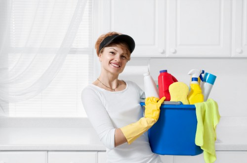 Cleaner Putney secure payments interface with card options