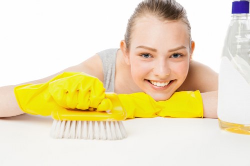 Deep cleaning of a hard floor surface for a Putney property