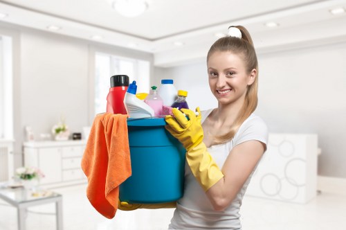 Local hard floor cleaning service for a Putney kitchen floor